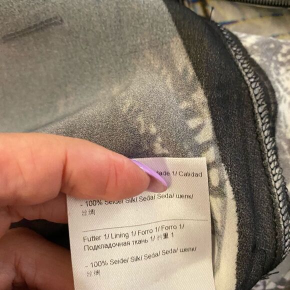 Escada 100% silk floral print dress, size 38(S) - Picture 12 of 12